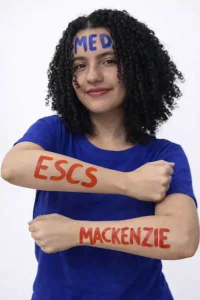 Allany Moura, Aprovada em Medicina ESCS
